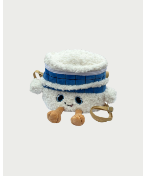 SHAW Fluffy Zipped Plush Bag